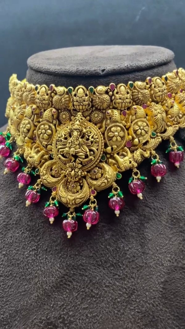 #goldjewellery #antiquejewelry #choker #electroformingjewelry #bridaljewellery