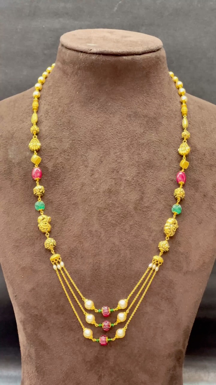 #mala #antiquejewelry #chains #bridaljewellery #trendingjewellery