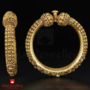 Antique Plain Jewellery Bangles BGA-675