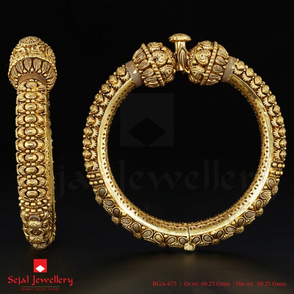 Antique Plain Jewellery Bangles BGA-675