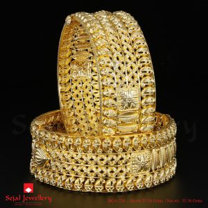 Antique Plain Jewellery Bangles BGA-724