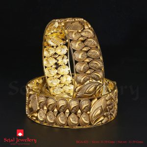 Antique Plain Jewellery Bangles BGA-823
