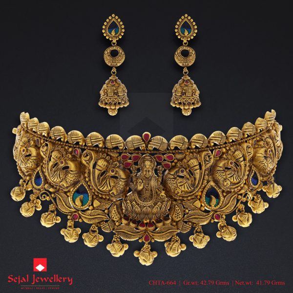 Temple Jewellery Choker Set
