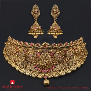 Temple Jewellery Choker Set CHTA-666