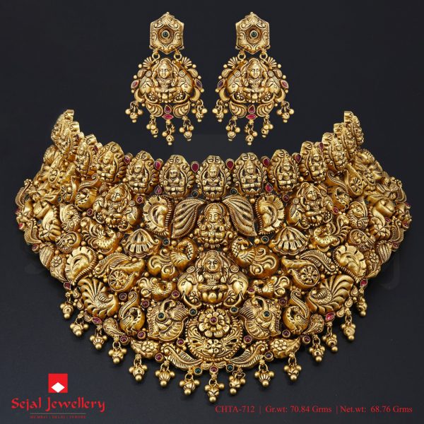 Temple Jewellery Choker Set