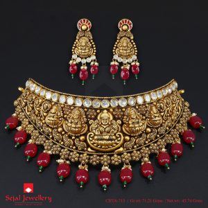 Temple Jewellery Choker Set CHTA-713