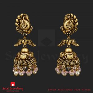 Antique Jewellery Ear Tops EWA-209