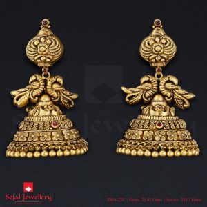 Antique Plain Jewellery Ear Tops EWA-253