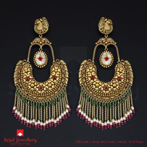 Antique Jewellery Ear Tops EWA-306