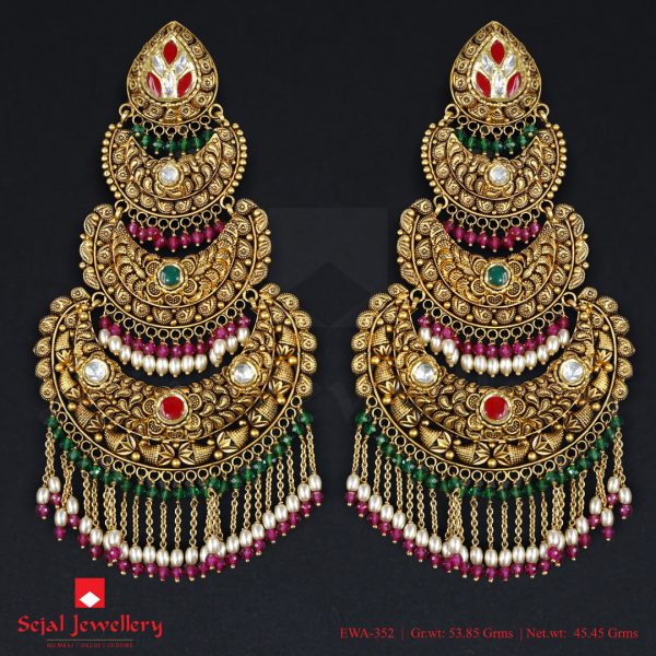 Antique Jewellery Ear Tops