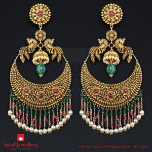 Antique Jewellery Ear Tops EWA-354