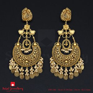 Antique Plain Jewellery Ear Tops EWA-360