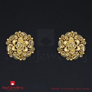 Antique Plain Jewellery Ear Tops EWA-364