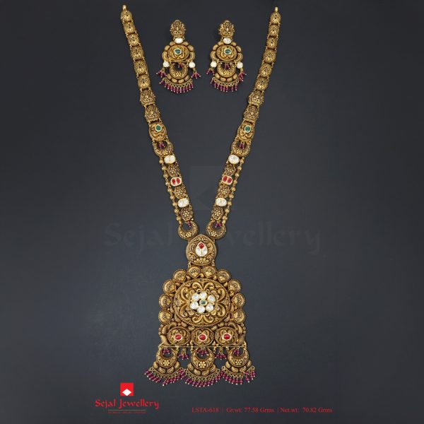 Nakshi Jewellery Long Sets LSTA-618