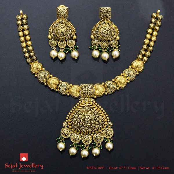 Antique Plain Jewellery Necklace Sets