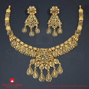 Antique Plain Jewellery Necklace Sets NSTA-831