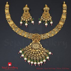 Antique Plain Jewellery Necklace Sets NSTA-836