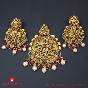 Nakshi Jewellery Pendant Sets PSTA-355