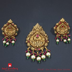 Nakshi Jewellery Pendant Sets PSTA-457