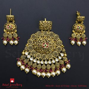 Antique Jewellery Pendant Sets PSTA-559