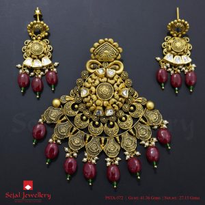 Antique Jewellery Pendant Sets PSTA-572