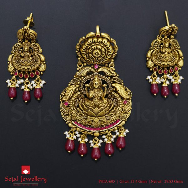 Temple Jewellery Pendant Sets