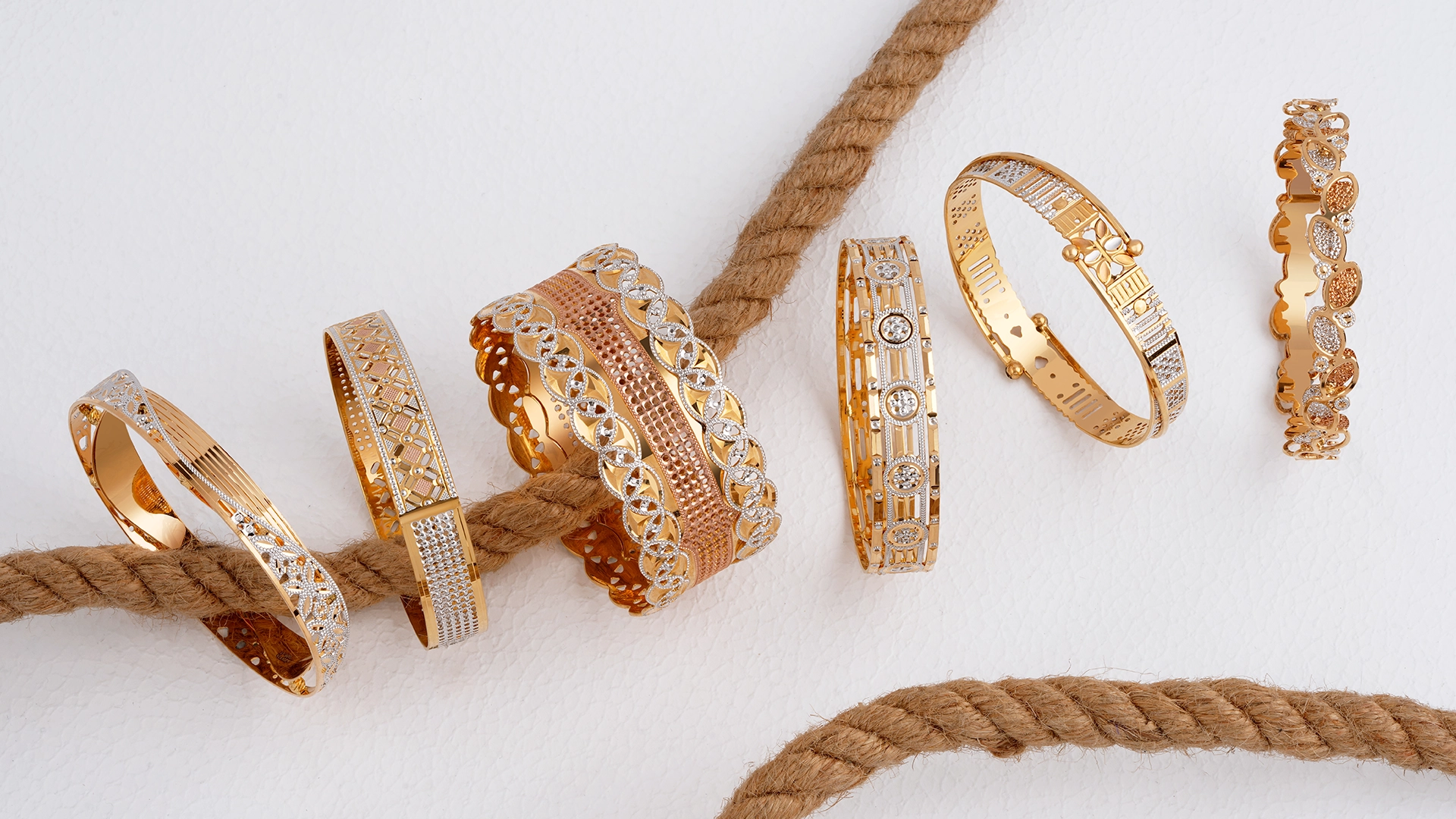 Rodium Bangles